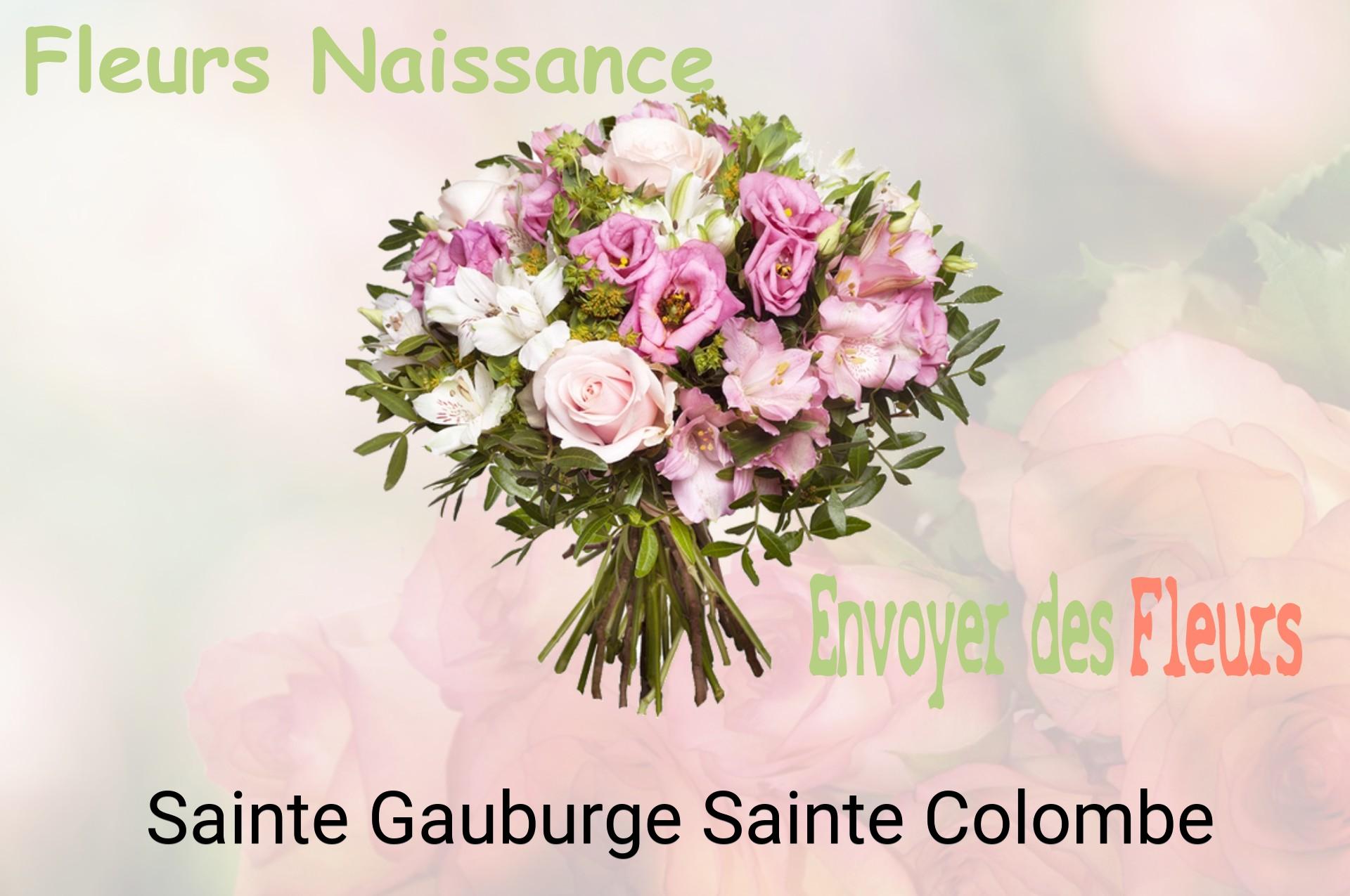 Bouquet de fleurs de naissance livré à Sainte-Gauburge-Sainte-Colombe